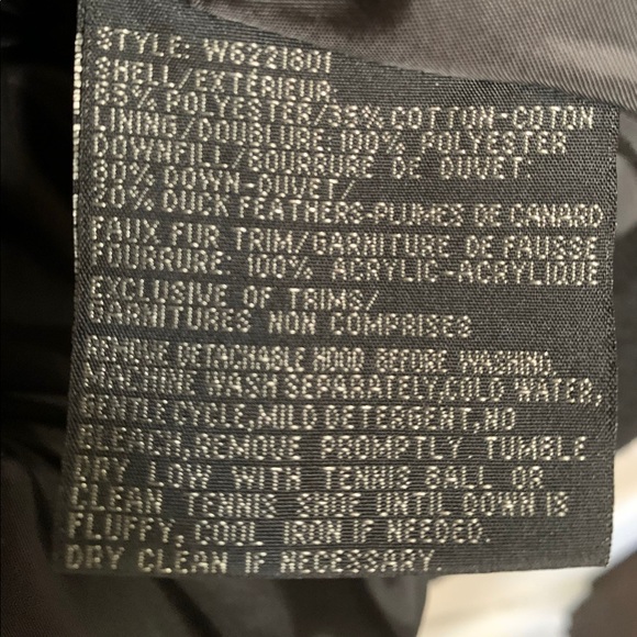 HFX Duck Down Jacket With Detachable Fur Hood - Picture 5 of 5